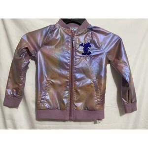 Walt Disney World Jacket Girls Medium 50th Anniversary Varsity Jacket - Defects
